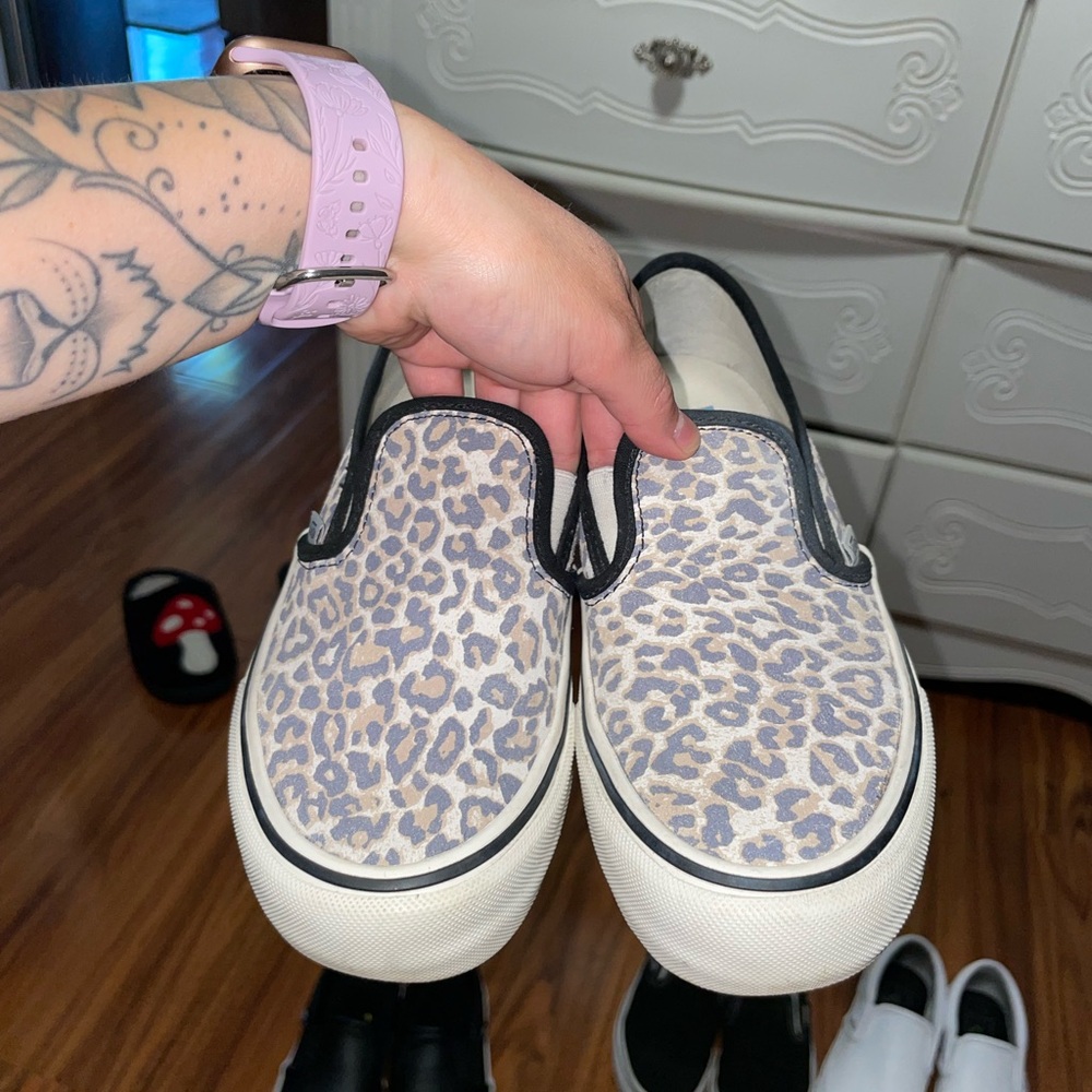 Vans comfy cushion leopard vans